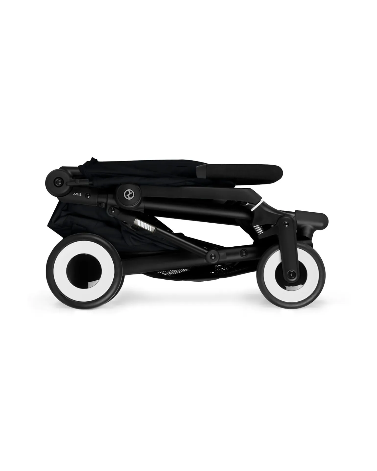 Passeggino Agis - Magic Black - Telaio Nero - dai 6 mesi ai 4 anni - Compatibile con il Bagaglio a Mano