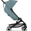 Passeggino Agis - Stormy Blue - Telaio Nero - dai 6 mesi ai 4 anni - Compatibile con il Bagaglio a Mano