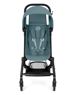 Passeggino Agis - Stormy Blue - Telaio Nero - dai 6 mesi ai 4 anni - Compatibile con il Bagaglio a Mano