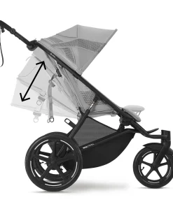 Passeggino Avi Spin - Fog Grey - Tre Ruote All-Terrain