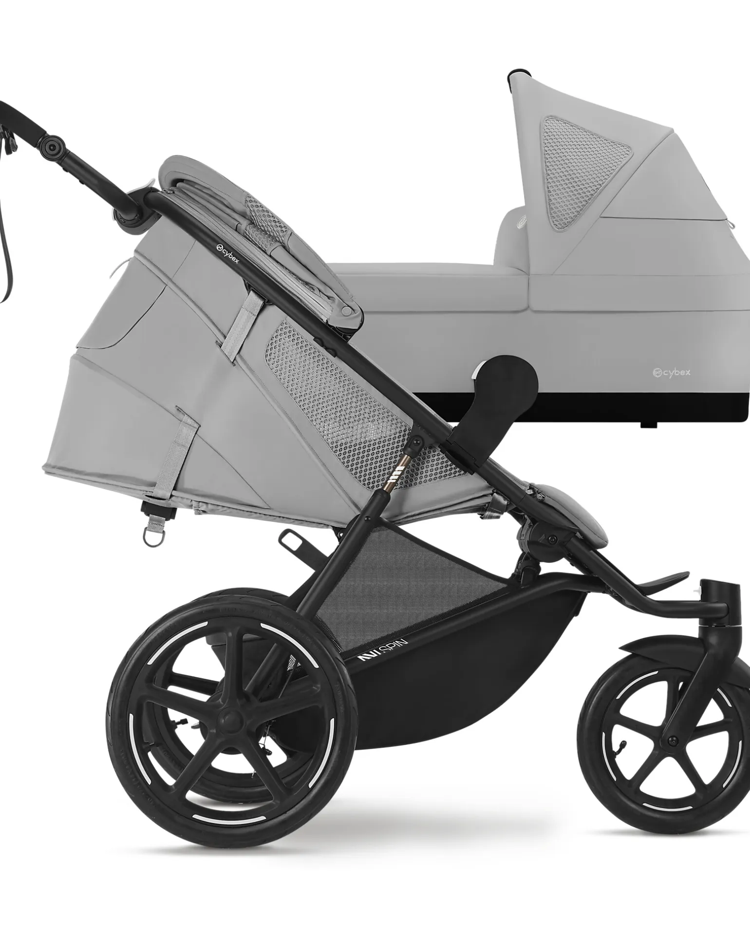 Passeggino Avi Spin - Fog Grey - Tre Ruote All-Terrain