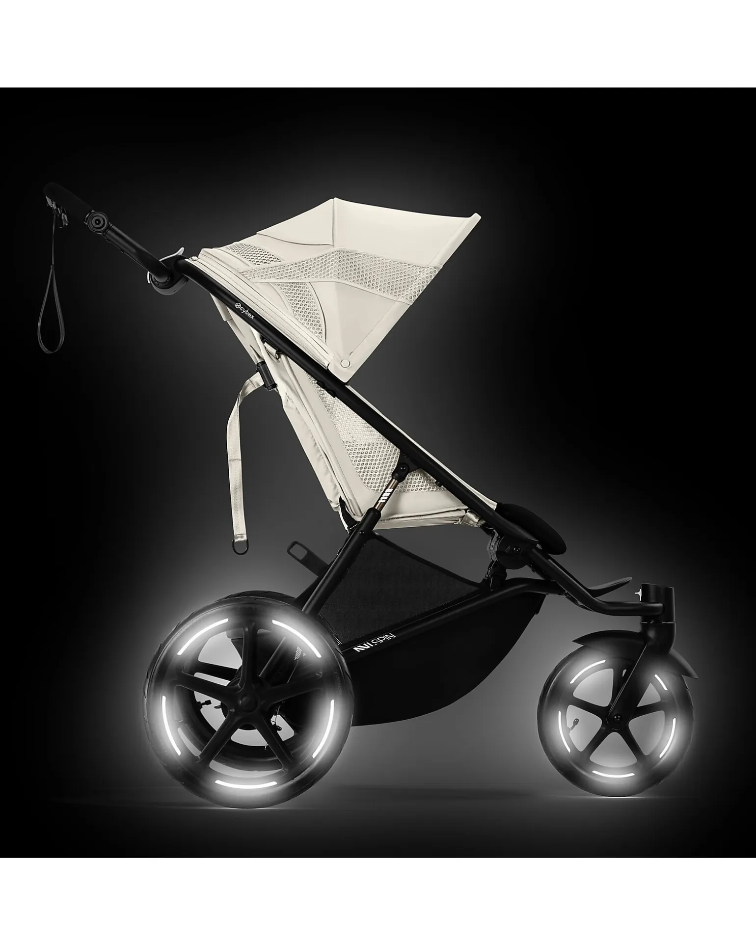 Passeggino Avi Spin - Seashell Beige - Tre Ruote All-Terrain