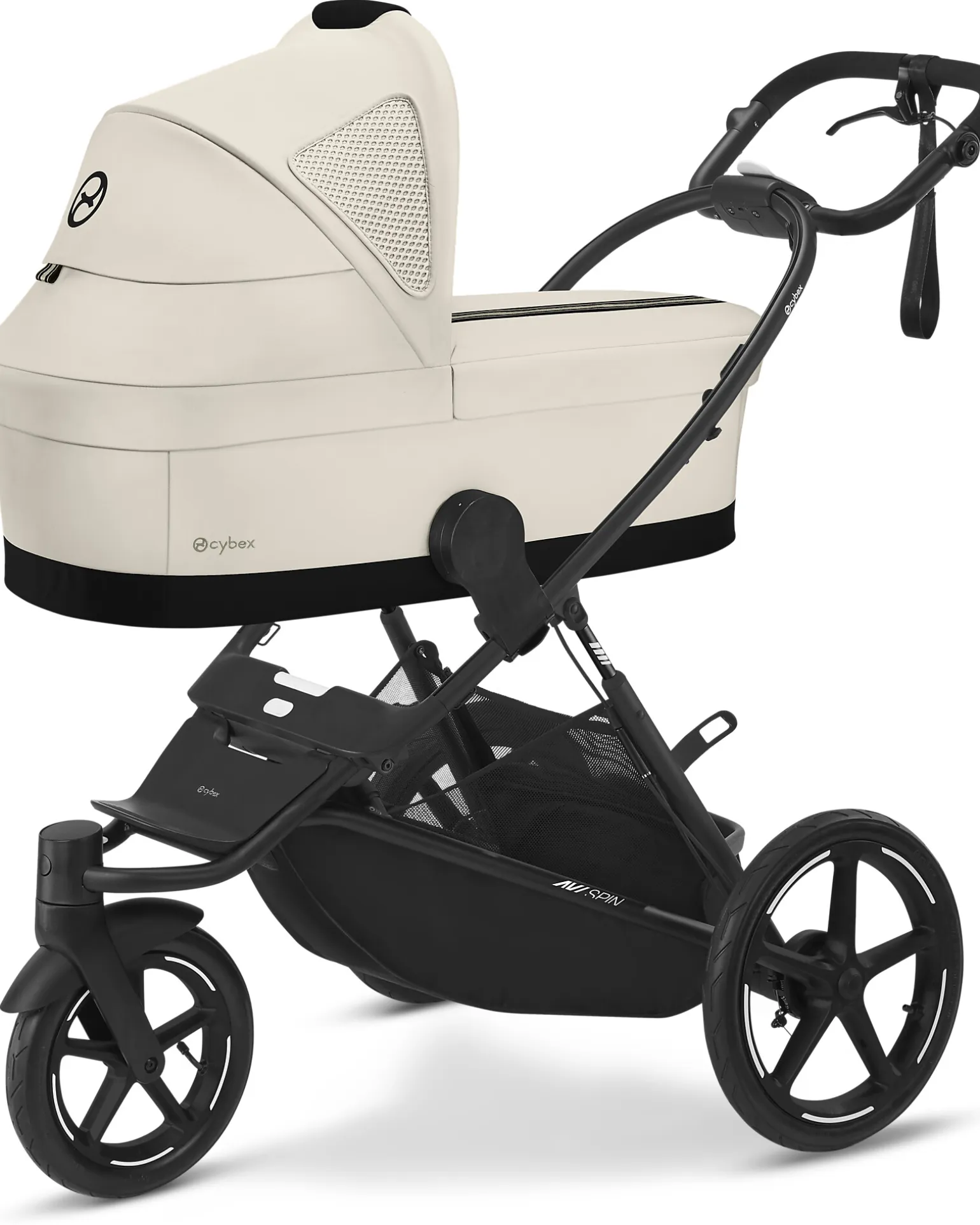 Passeggino Avi Spin - Seashell Beige - Tre Ruote All-Terrain