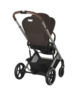 Passeggino Balios S Lux - Chocolate Brown - Telaio Tortora - dalla Nascita ai 4 anni