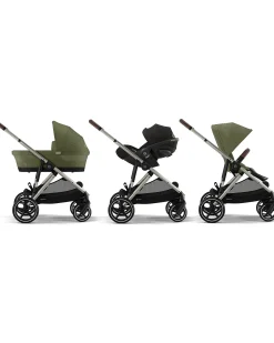 Passeggino Balios S Lux - Moss Green/Khaki - Telaio Tortora - dalla Nascita ai 4 anni