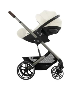 Passeggino Balios S Lux - Seashell Beige - Telaio Tortora - dalla Nascita ai 4 anni