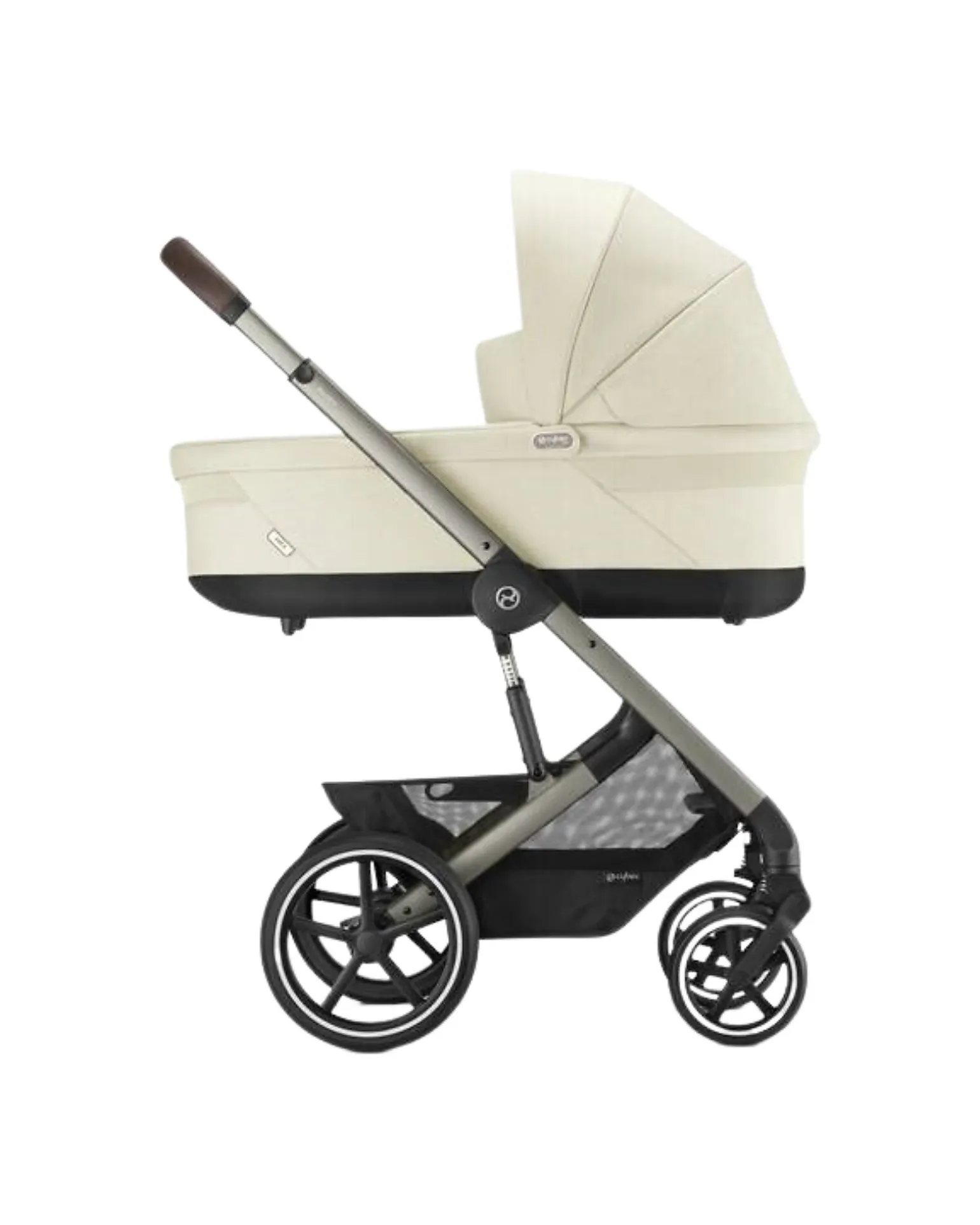 Passeggino Balios S Lux - Seashell Beige - Telaio Tortora - dalla Nascita ai 4 anni