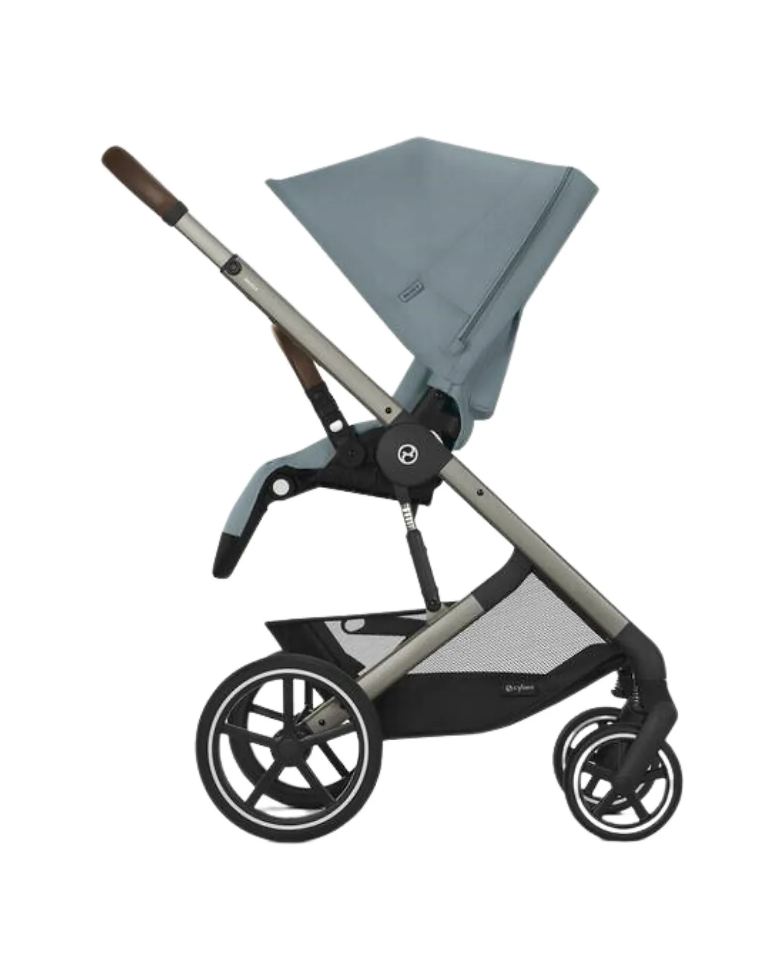 Passeggino Balios S Lux - Stormy Blue - Telaio Tortora - dalla Nascita ai 4 anni