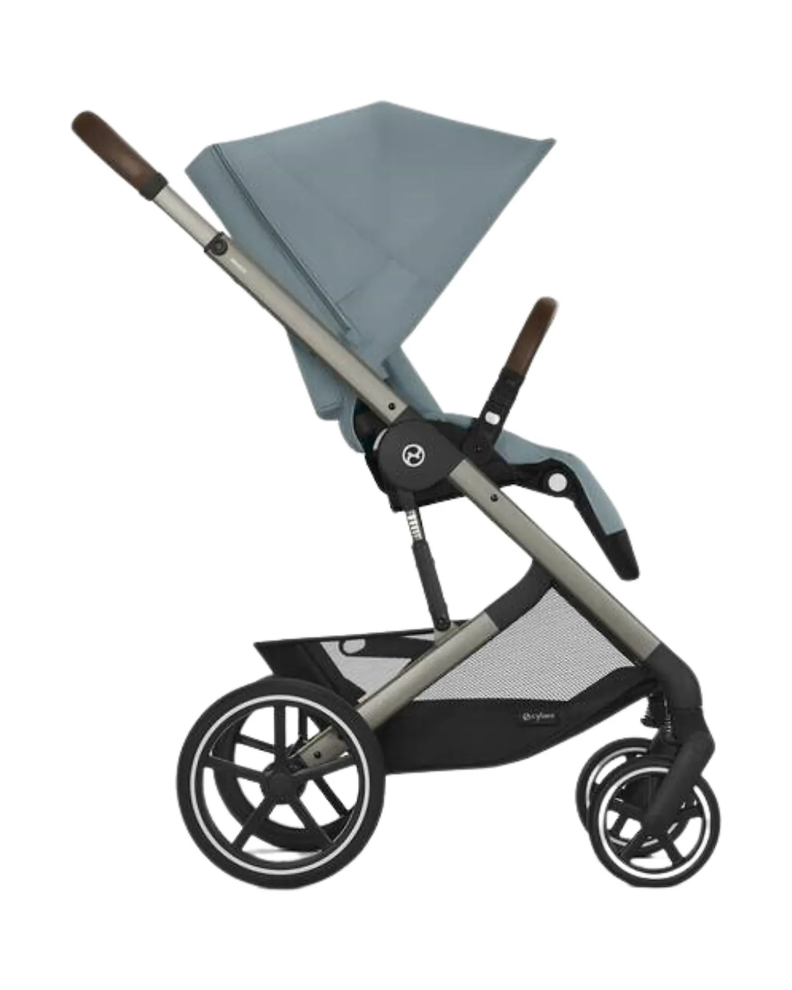 Passeggino Balios S Lux - Stormy Blue - Telaio Tortora - dalla Nascita ai 4 anni