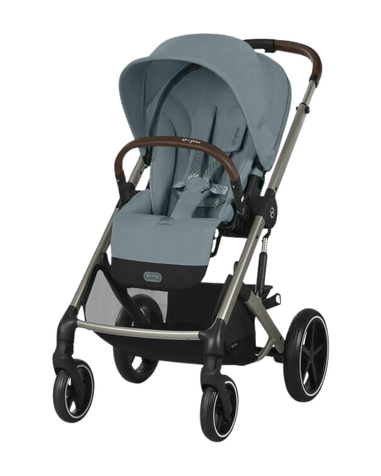 Passeggino Balios S Lux - Stormy Blue - Telaio Tortora - dalla Nascita ai 4 anni