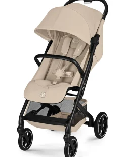 Passeggino Beezy - Almond Beige - Telaio Nero - Il più Compatto