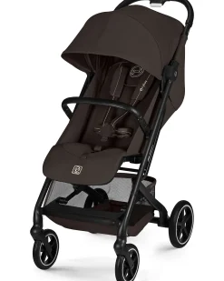Passeggino Beezy - Chocolate Brown - Telaio Nero - Il più Compatto