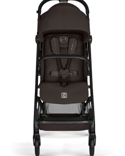 Passeggino Beezy - Chocolate Brown - Telaio Nero - Il più Compatto