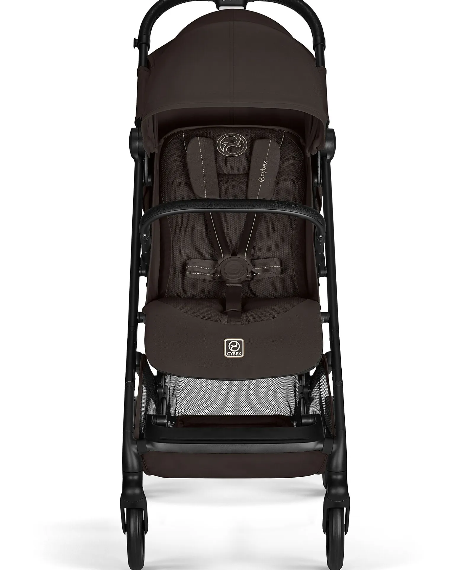 Passeggino Beezy - Chocolate Brown - Telaio Nero - Il più Compatto