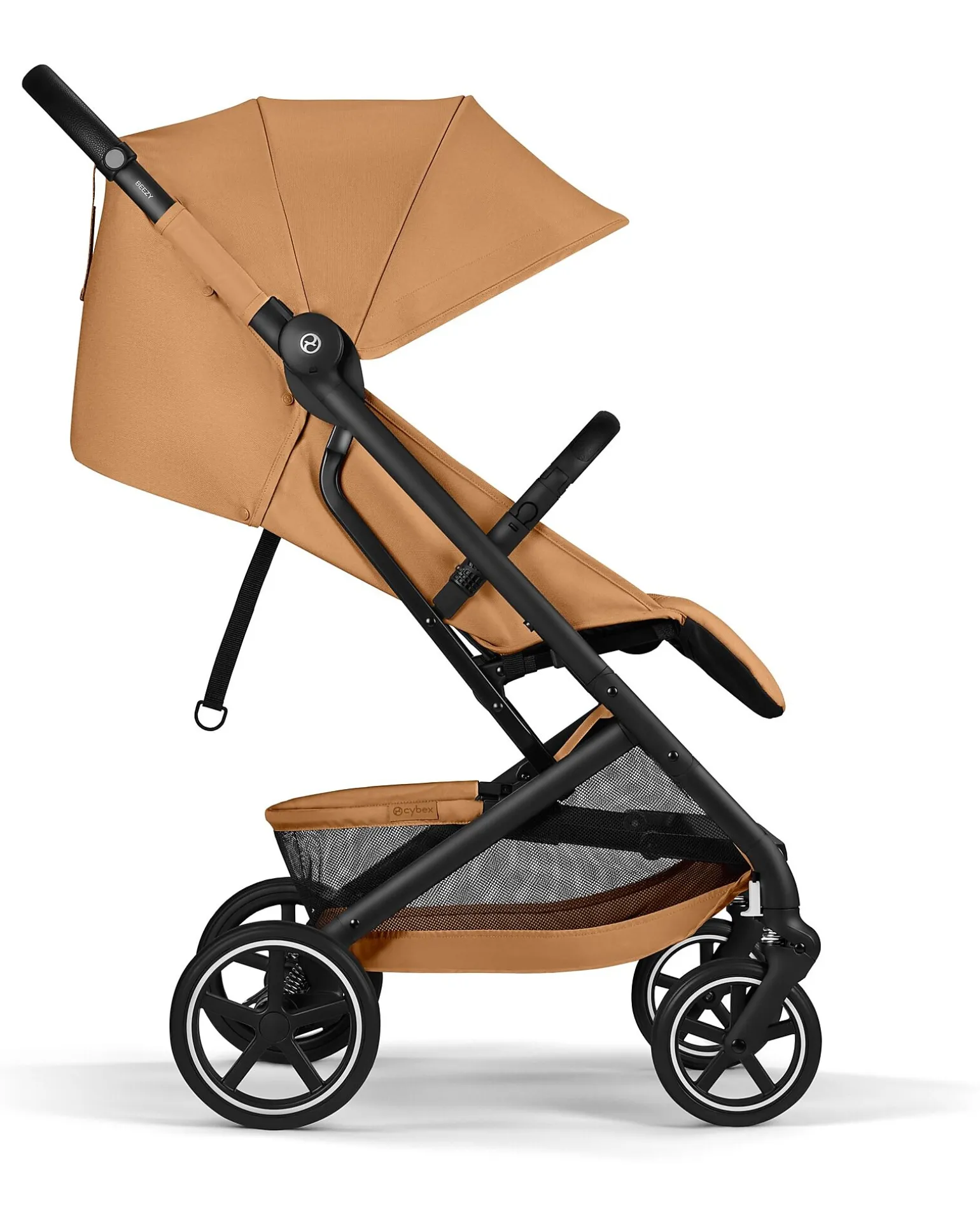 Passeggino Beezy - Cinnamon Yellow - Telaio Nero - Il più Compatto