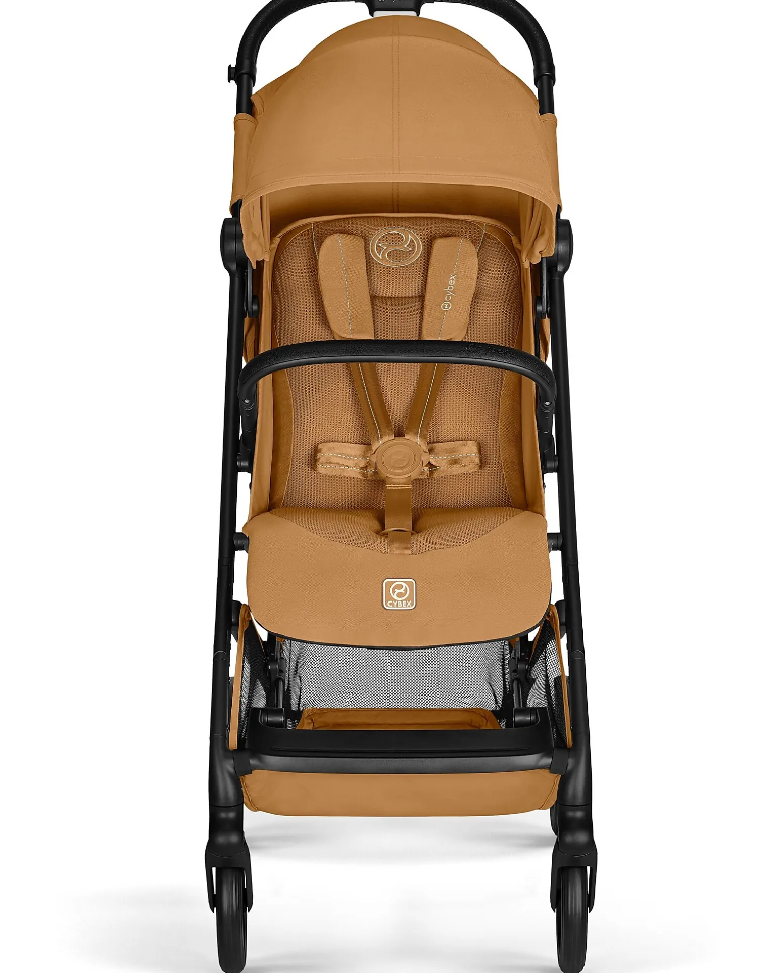 Passeggino Beezy - Cinnamon Yellow - Telaio Nero - Il più Compatto