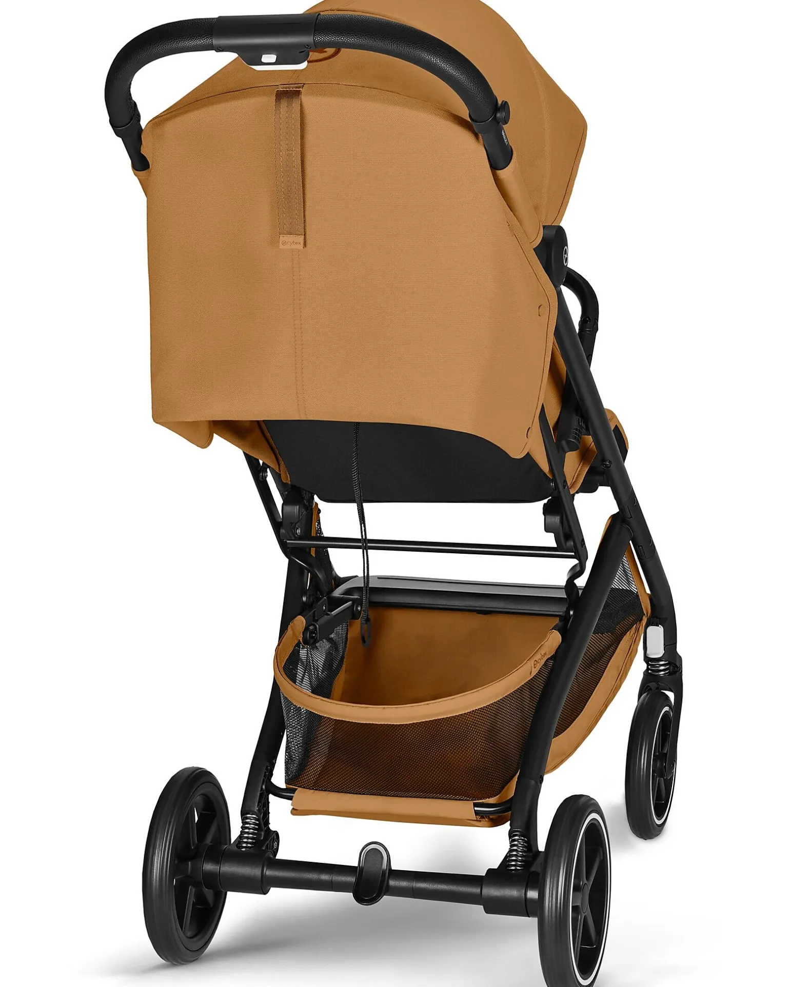 Passeggino Beezy - Cinnamon Yellow - Telaio Nero - Il più Compatto