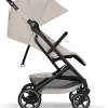 Passeggino Beezy - Dune Grey - Telaio Nero - Il più Compatto