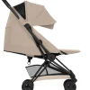 Passeggino Coya - Cozy Beige - Telaio Matt Black - Leggero e Ultracompatto