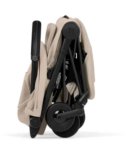 Passeggino Coya - Cozy Beige - Telaio Matt Black - Leggero e Ultracompatto