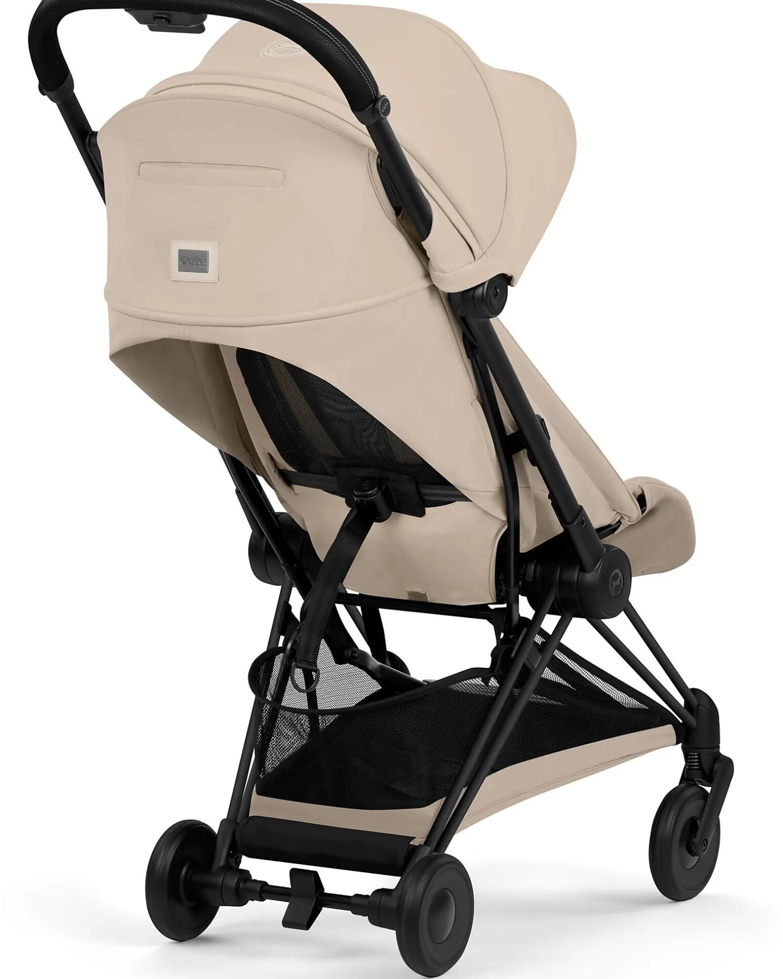 Passeggino Coya - Cozy Beige - Telaio Matt Black - Leggero e Ultracompatto