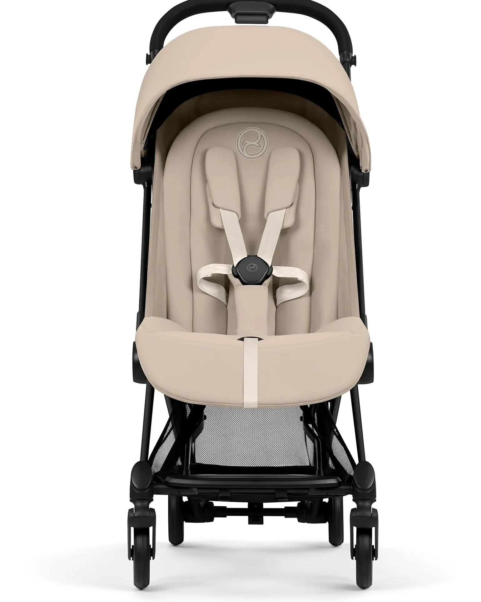Passeggino Coya - Cozy Beige - Telaio Matt Black - Leggero e Ultracompatto