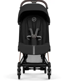 Passeggino Coya - Sepia Black - Telaio Rosegold - Leggero e Ultracompatto