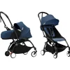 Passeggino Duo YOYO3 Air France Blu - Telaio Nero - Seduta 6+ e Kit Neonati 0+