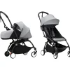 Passeggino Duo YOYO3 Grigio - Telaio Nero - Seduta e Kit Neonato 0+