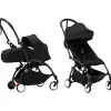 Passeggino Duo YOYO3 Nero - Telaio Nero - Seduta e Kit Neonato 0+