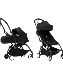 Passeggino Duo YOYO3 Nero - Telaio Nero - Seduta e Kit Neonato 0+