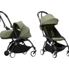 Passeggino Duo YOYO3 Oliva - Telaio Nero - Seduta e Kit Neonato 0+