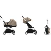 Passeggino Duo YOYO3 Taupe - Telaio Bianco + Navicella 0+ e Seduta 6+