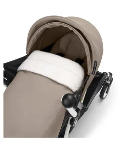 Passeggino Duo YOYO3 Taupe - Telaio Bianco - Seduta 6+ e Kit Neonati 0+