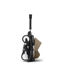 Passeggino Duo YOYO3 - Telaio Bianco + Rivestimento Toffee 6+ kit per neonati 0+