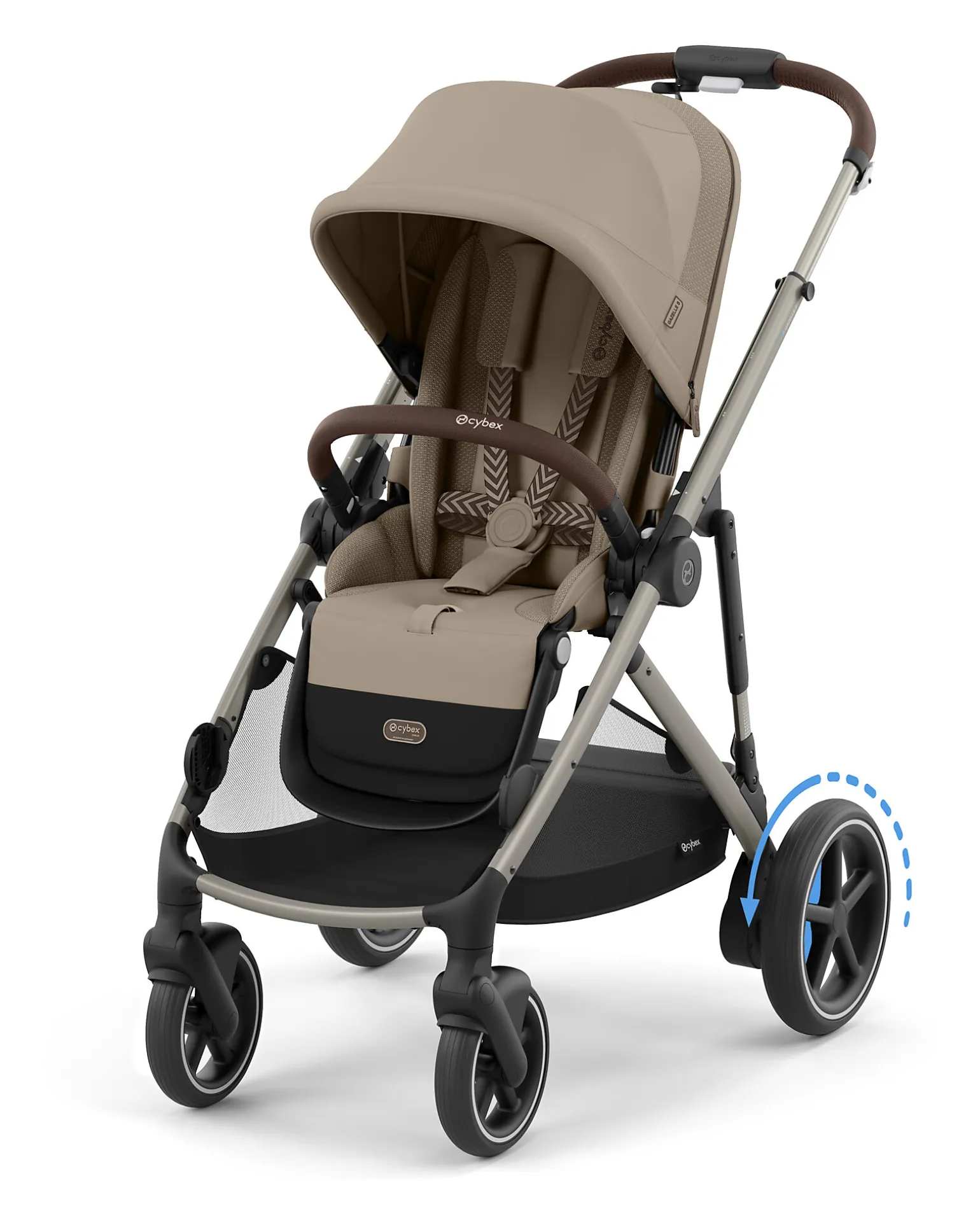 Passeggino Elettrico E-Gazelle S - Almond Beige - dalla Nascita ai 4 Anni - Multifunzionale