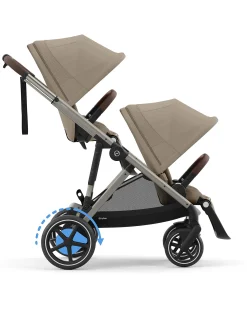 Passeggino Elettrico E-Gazelle S - Almond Beige - dalla Nascita ai 4 Anni - Multifunzionale