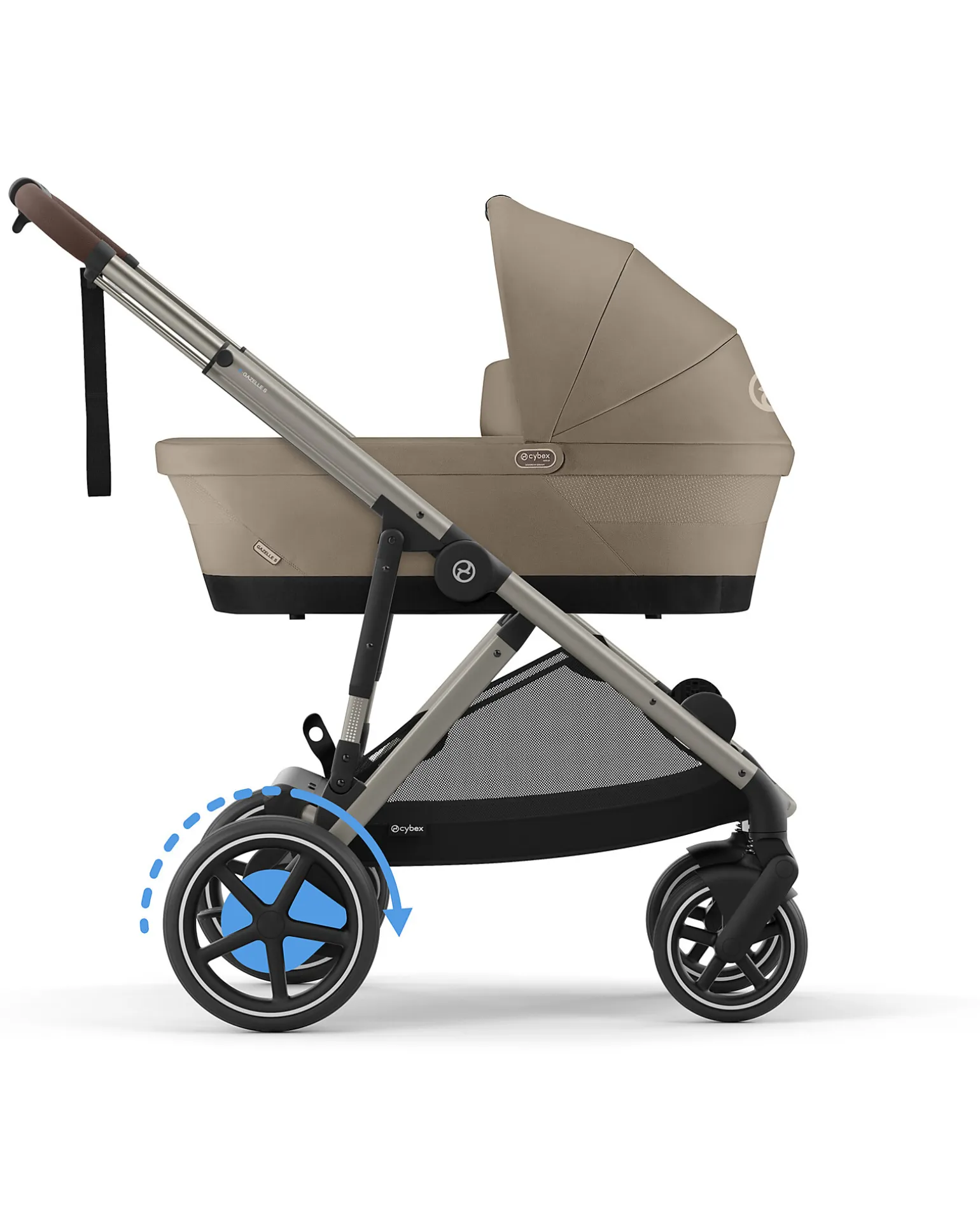 Passeggino Elettrico E-Gazelle S - Almond Beige - dalla Nascita ai 4 Anni - Multifunzionale
