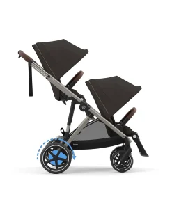 Passeggino Elettrico E-Gazelle S - Chocolate Brown - dalla Nascita ai 4 Anni - Multifunzionale