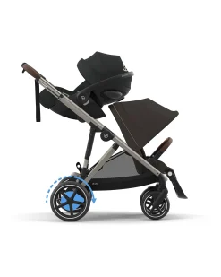 Passeggino Elettrico E-Gazelle S - Chocolate Brown - dalla Nascita ai 4 Anni - Multifunzionale