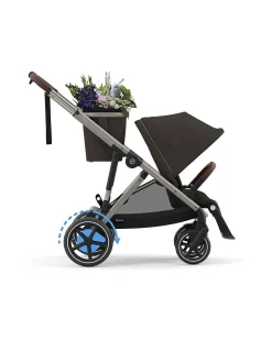 Passeggino Elettrico E-Gazelle S - Chocolate Brown - dalla Nascita ai 4 Anni - Multifunzionale