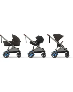 Passeggino Elettrico E-Gazelle S - Chocolate Brown - dalla Nascita ai 4 Anni - Multifunzionale
