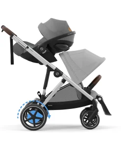 Passeggino Elettrico E-Gazelle S - Mid Grey - dalla Nascita ai 4 Anni - Multifunzionale
