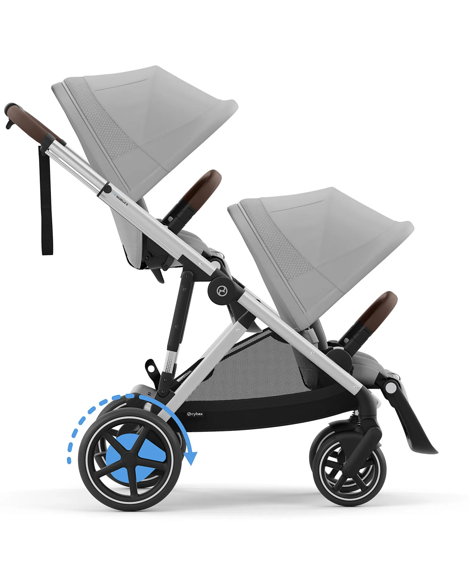 Passeggino Elettrico E-Gazelle S - Mid Grey - dalla Nascita ai 4 Anni - Multifunzionale