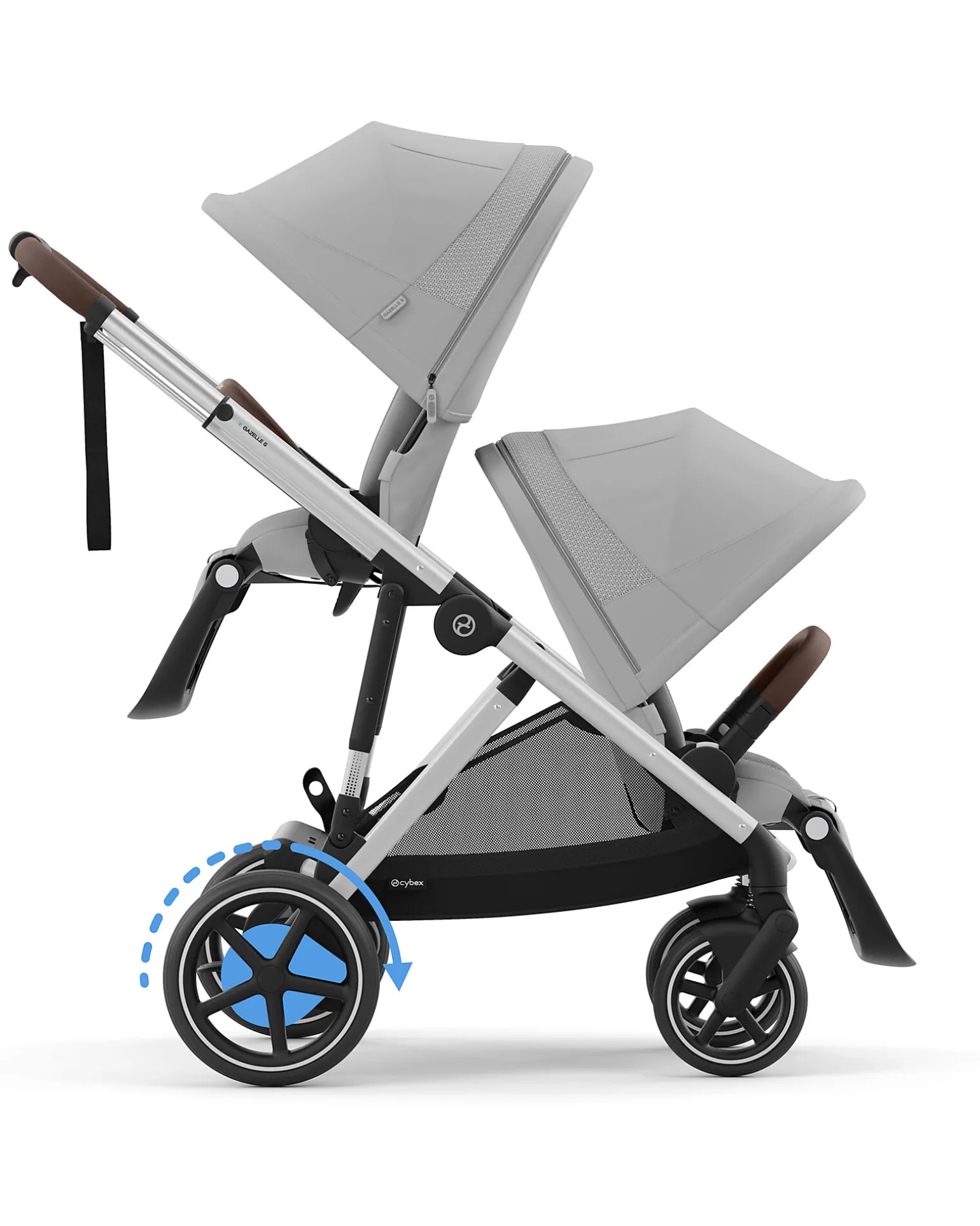 Passeggino Elettrico E-Gazelle S - Mid Grey - dalla Nascita ai 4 Anni - Multifunzionale