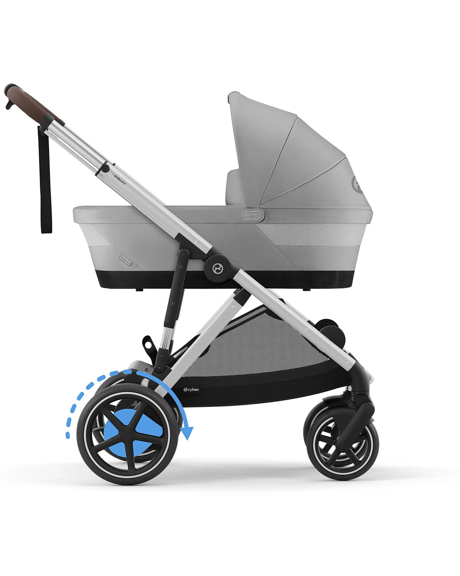 Passeggino Elettrico E-Gazelle S - Mid Grey - dalla Nascita ai 4 Anni - Multifunzionale