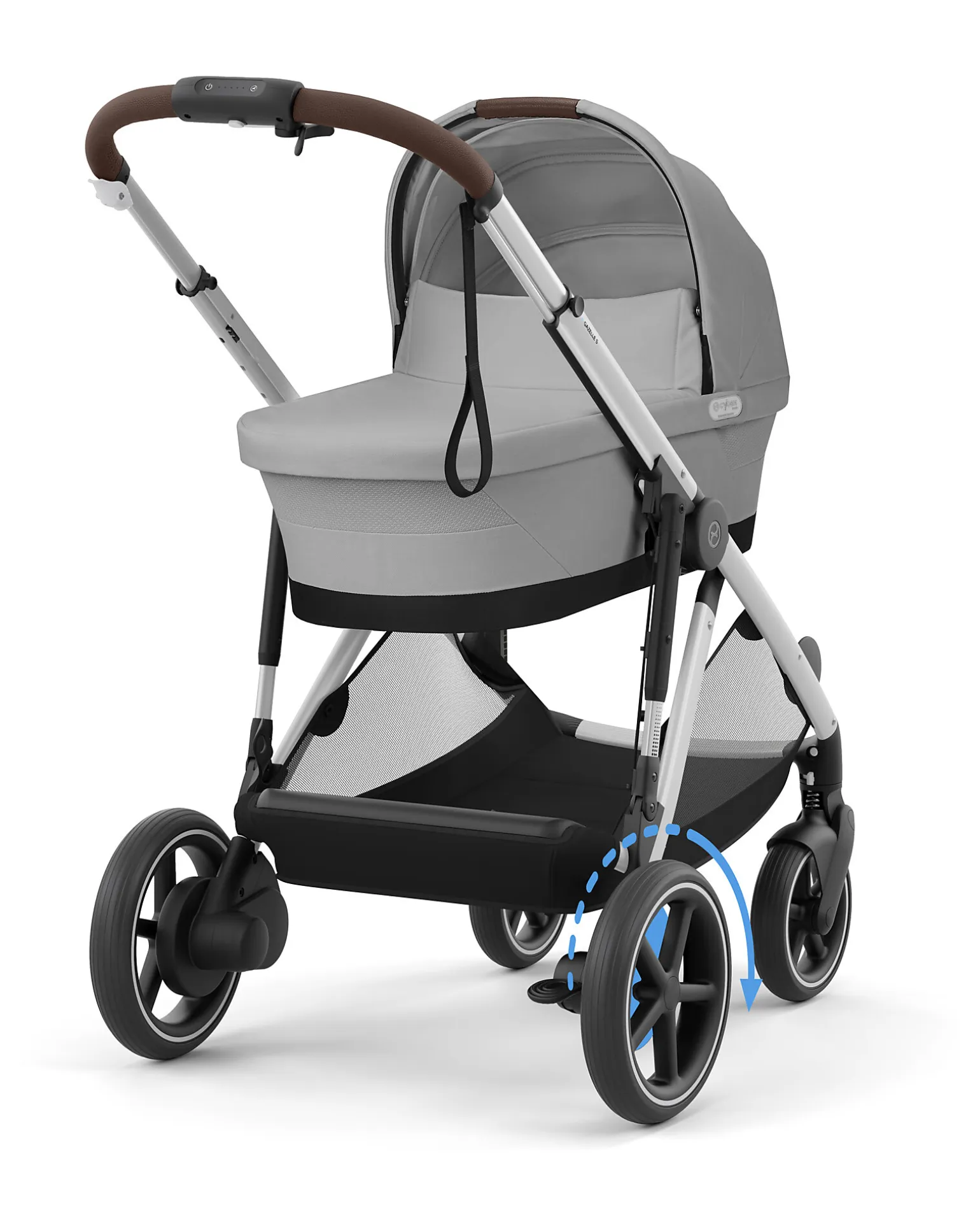 Passeggino Elettrico E-Gazelle S - Mid Grey - dalla Nascita ai 4 Anni - Multifunzionale