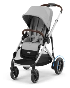 Passeggino Elettrico E-Gazelle S - Mid Grey - dalla Nascita ai 4 Anni - Multifunzionale