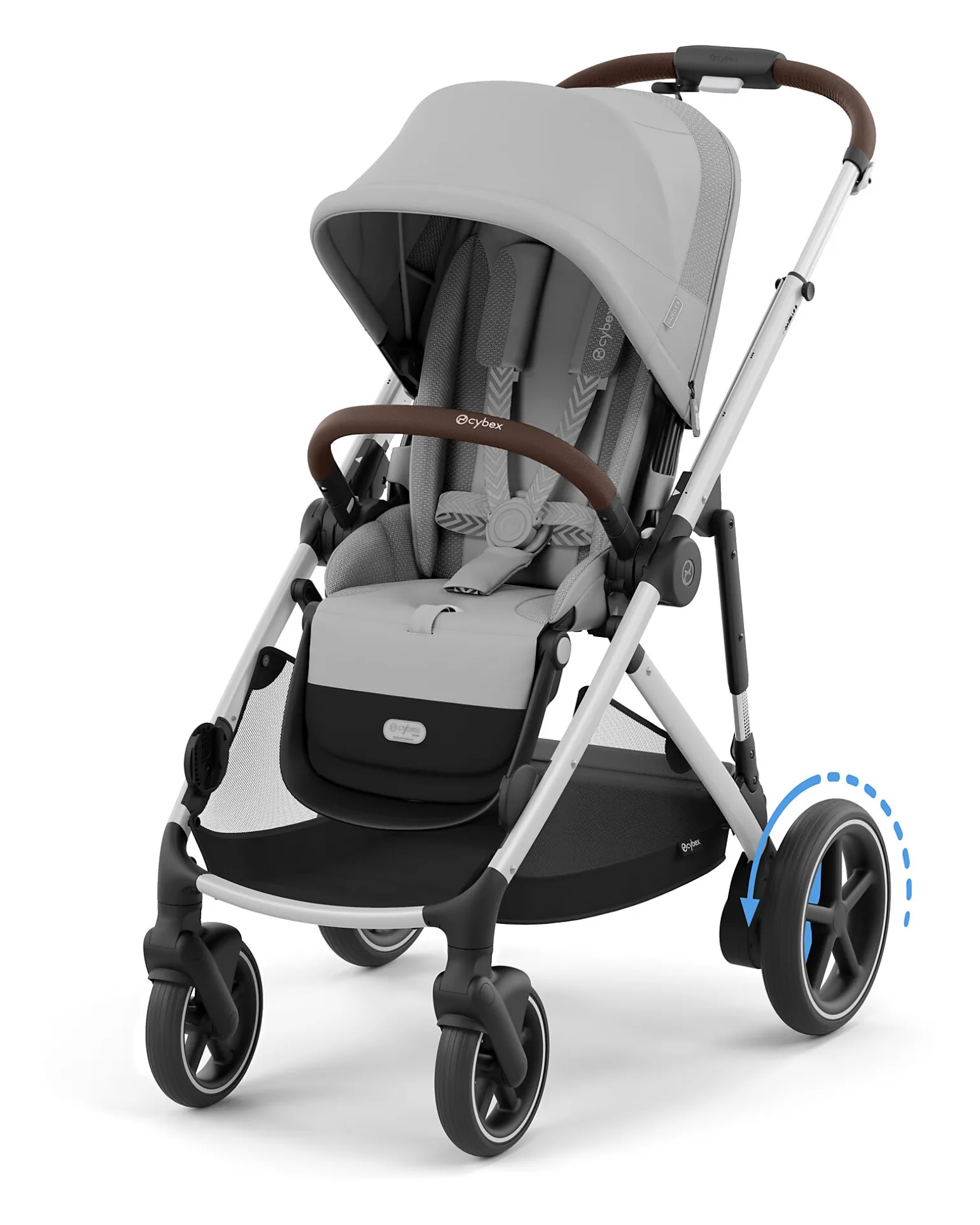Passeggino Elettrico E-Gazelle S - Mid Grey - dalla Nascita ai 4 Anni - Multifunzionale