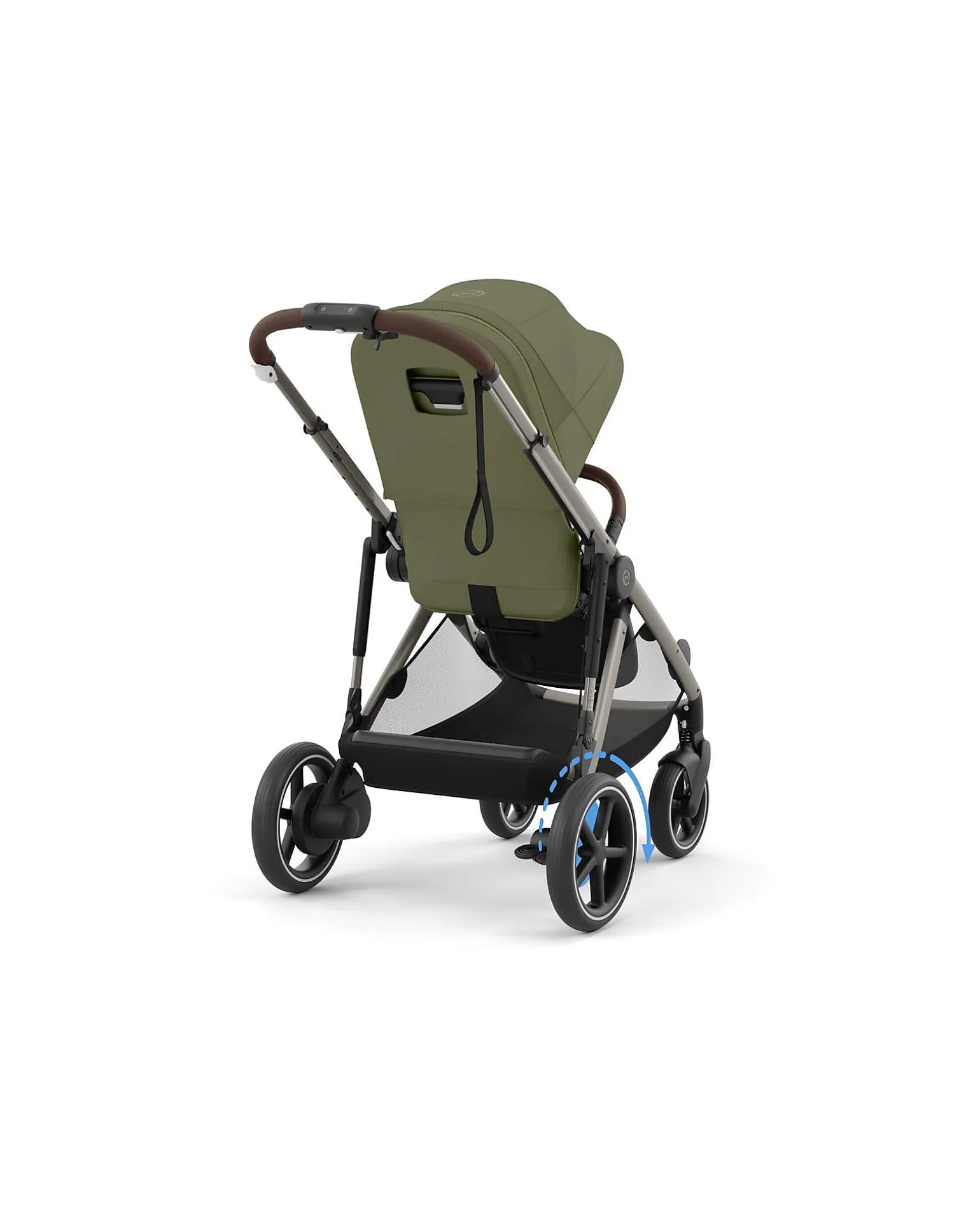 Passeggino Elettrico E-Gazelle S - Moss Green/Khaki - dalla Nascita ai 4 Anni - Multifunzionale